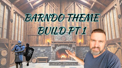 Medieval Inn Barndo Build?!? 3 Creative DIY Wall Ideas | Rumble Studio DYI Build | Themed Barn