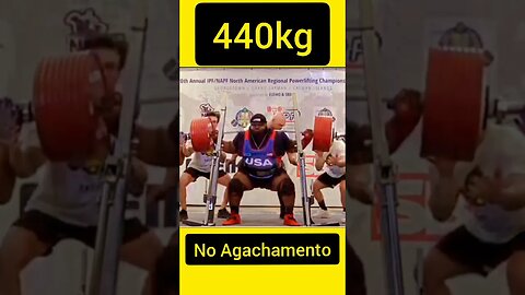 440kg de Ray Willams no Agachamento