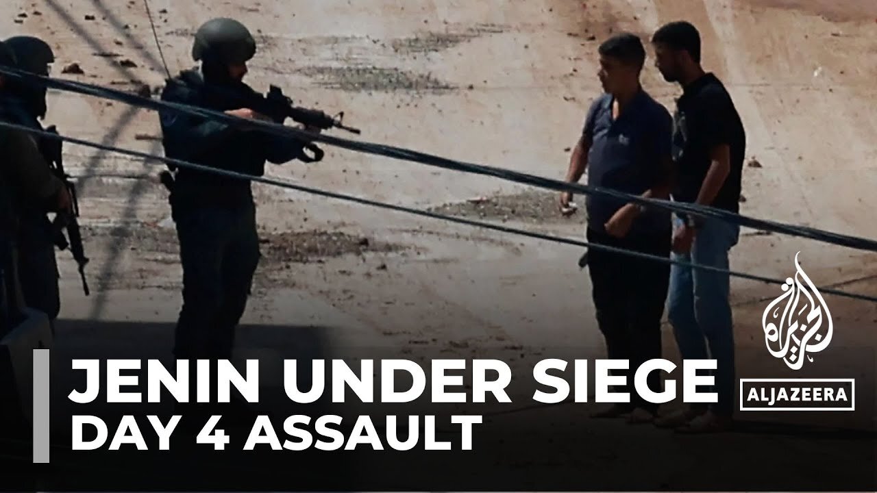 Israeli soldiers besiege Jenin on fourth day of West Bank assault