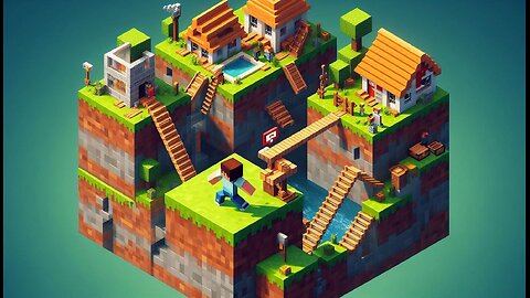 Can You Beat Minecraft in Isometric View? | A Unique Perspective Challenge!