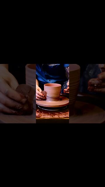 Fantastic clay pottery idea 🌟 #shorts #clay #craft