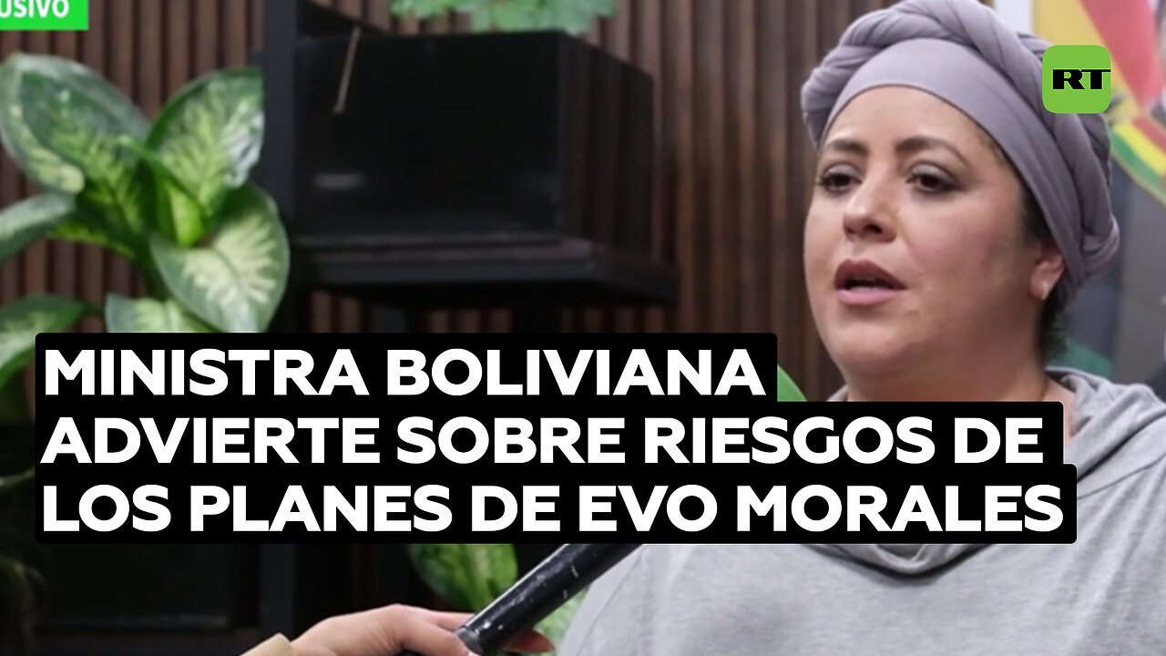 Ministra boliviana alerta, en exclusiva a RT, de posibles desastres por planes de Evo Morales
