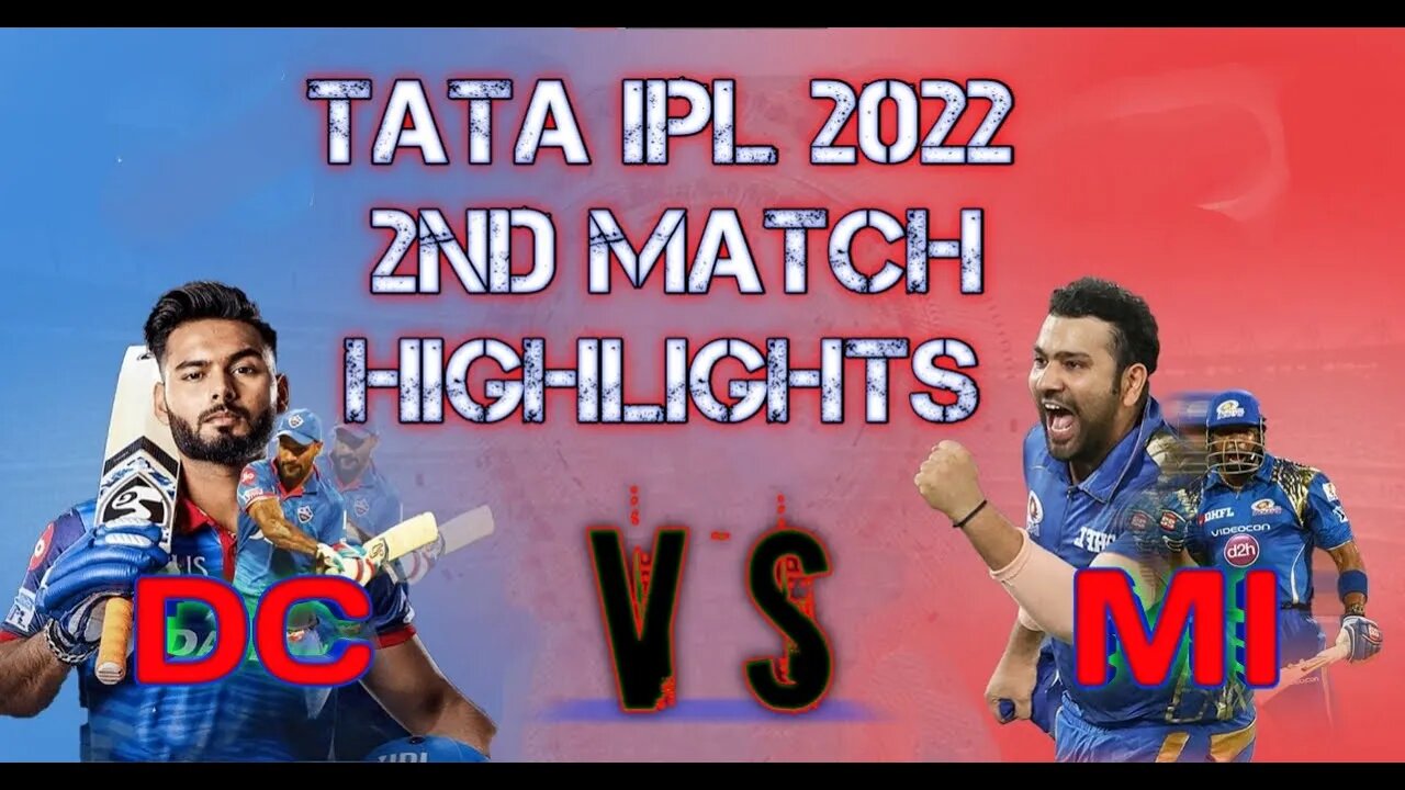 TATA IPL 2022 2nd Match Mumbai Indians VS Delhi Capital #ipl2022 #Cricketmela