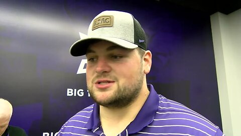 Kansas State Football | Cooper Beebe Postgame Interview | K-State 37, Texas Tech 28