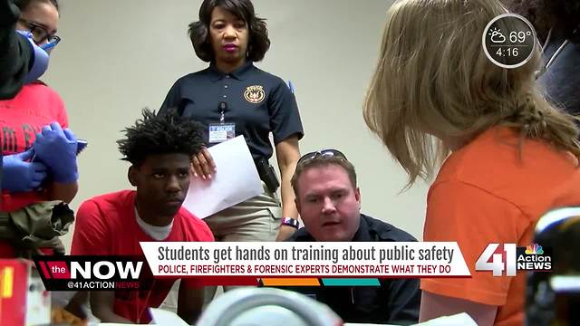 Students get hands on training about public safety