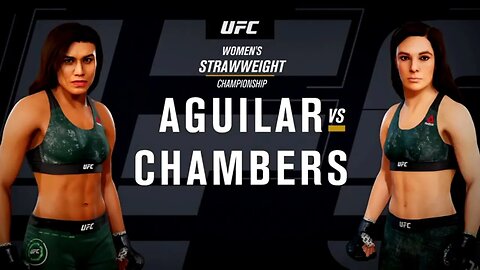 EA Sports UFC 3 Gameplay Alex Chambers vs Jessica Aguilar