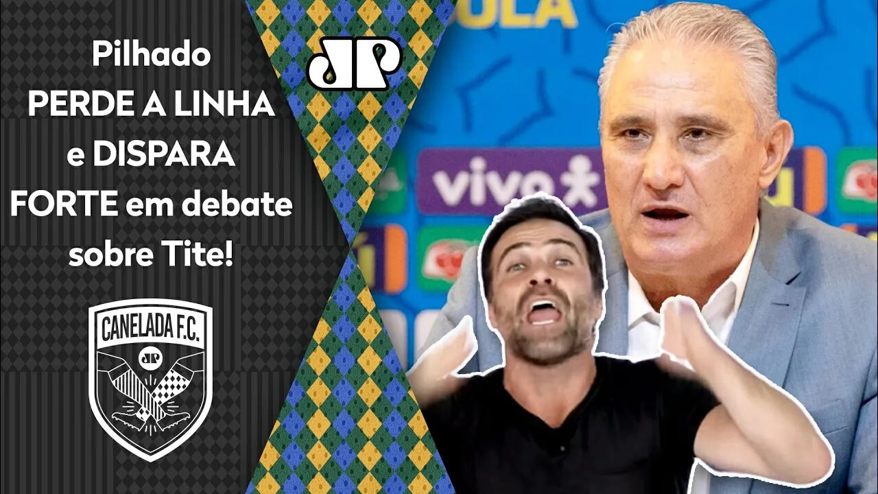 SURTOU! OLHA por que Pilhado PERDEU A LINHA sobre Tite e DISPAROU FORTE AO VIVO!