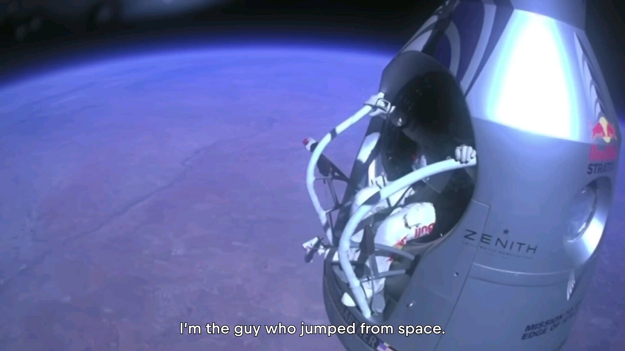 Jumped From Space ( World Record Super Sonic freefall )