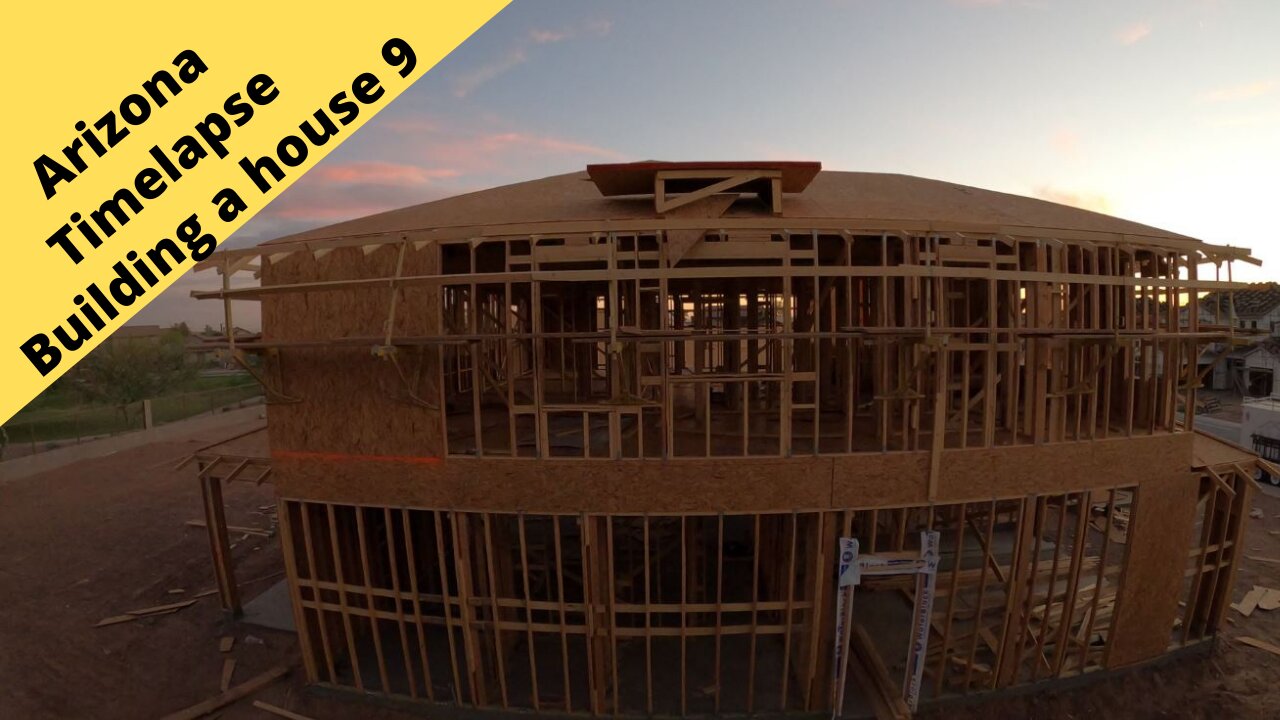 Arizona Building a house time-lapse 9