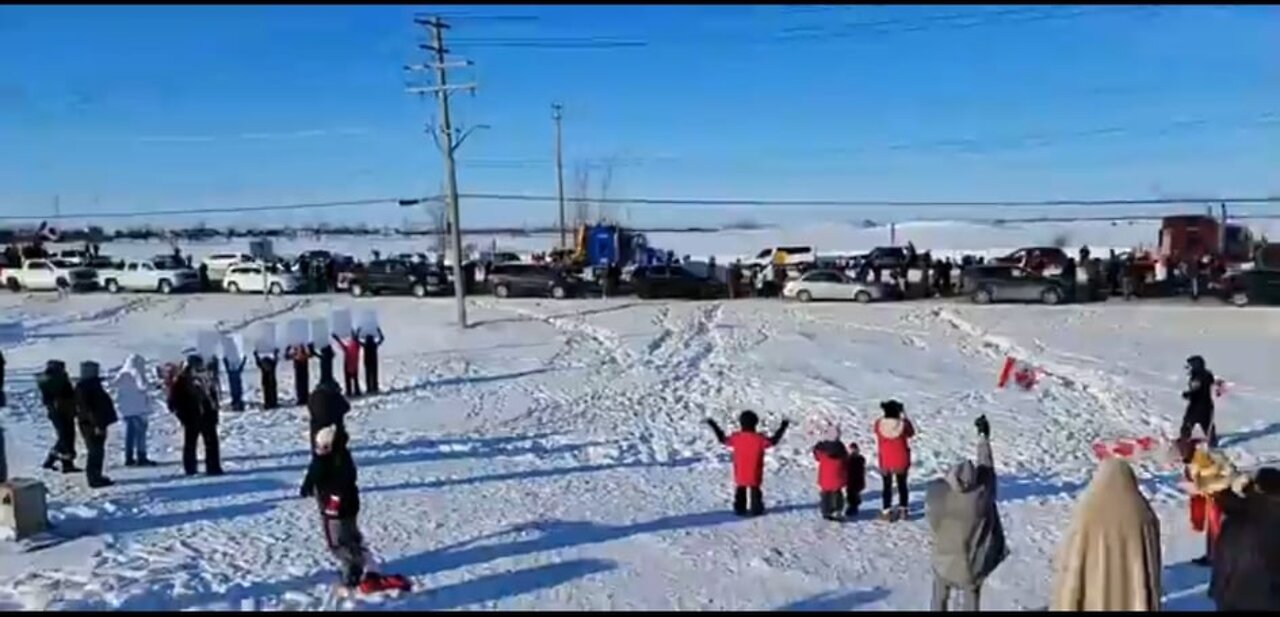 Freedom Convoy 2022 Hits The Headingly/WPG Area Pt.1