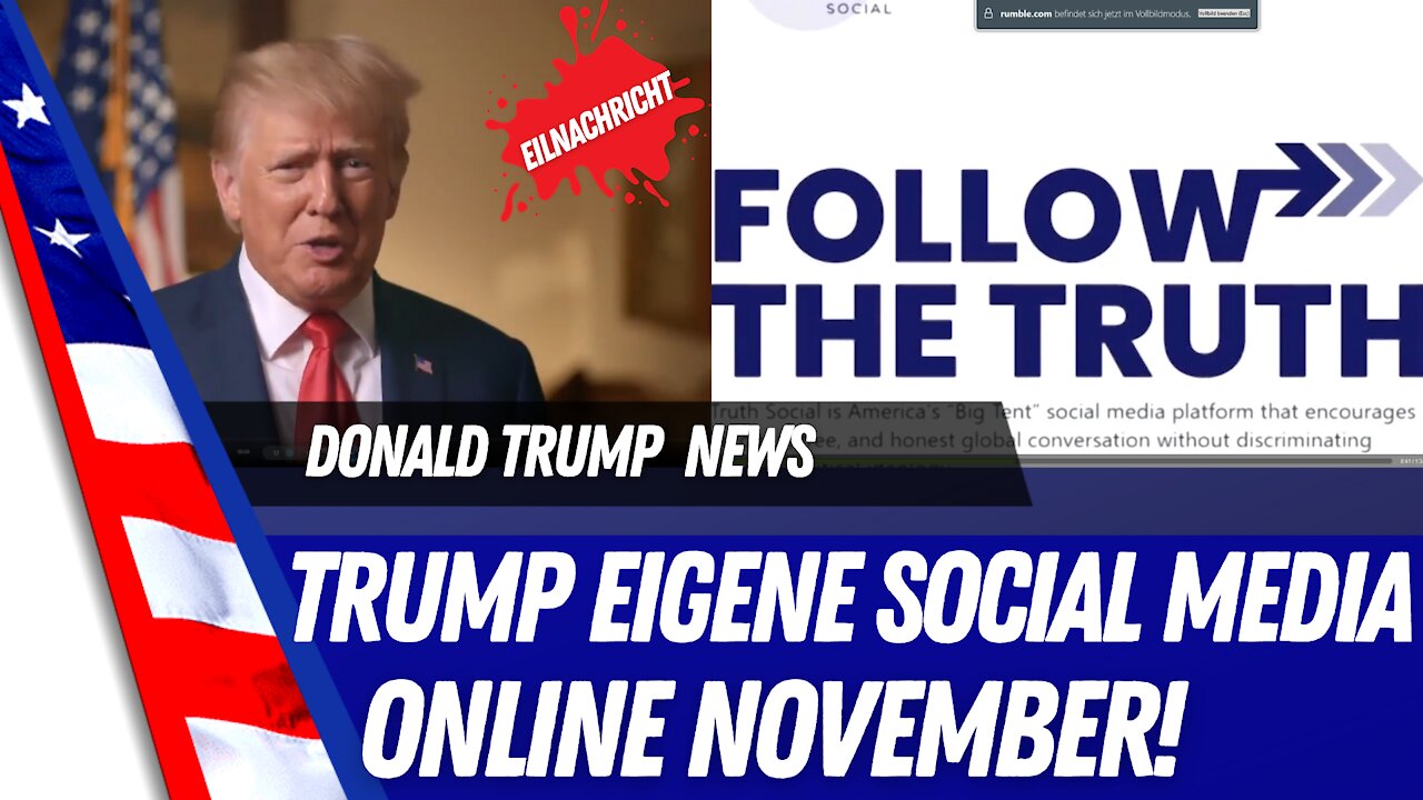 Trump gründet Social Plattform