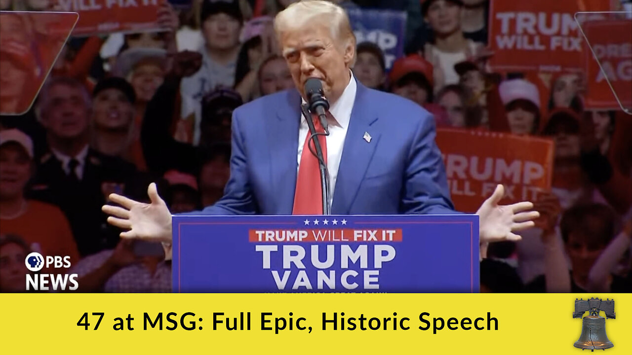 47 at MSG: Full Epic, Historic Speech