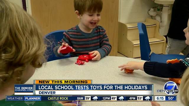 Goddard school in Denver selected to test toys for Christmas