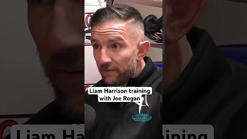 Liam Harrison training with Joe Rogan