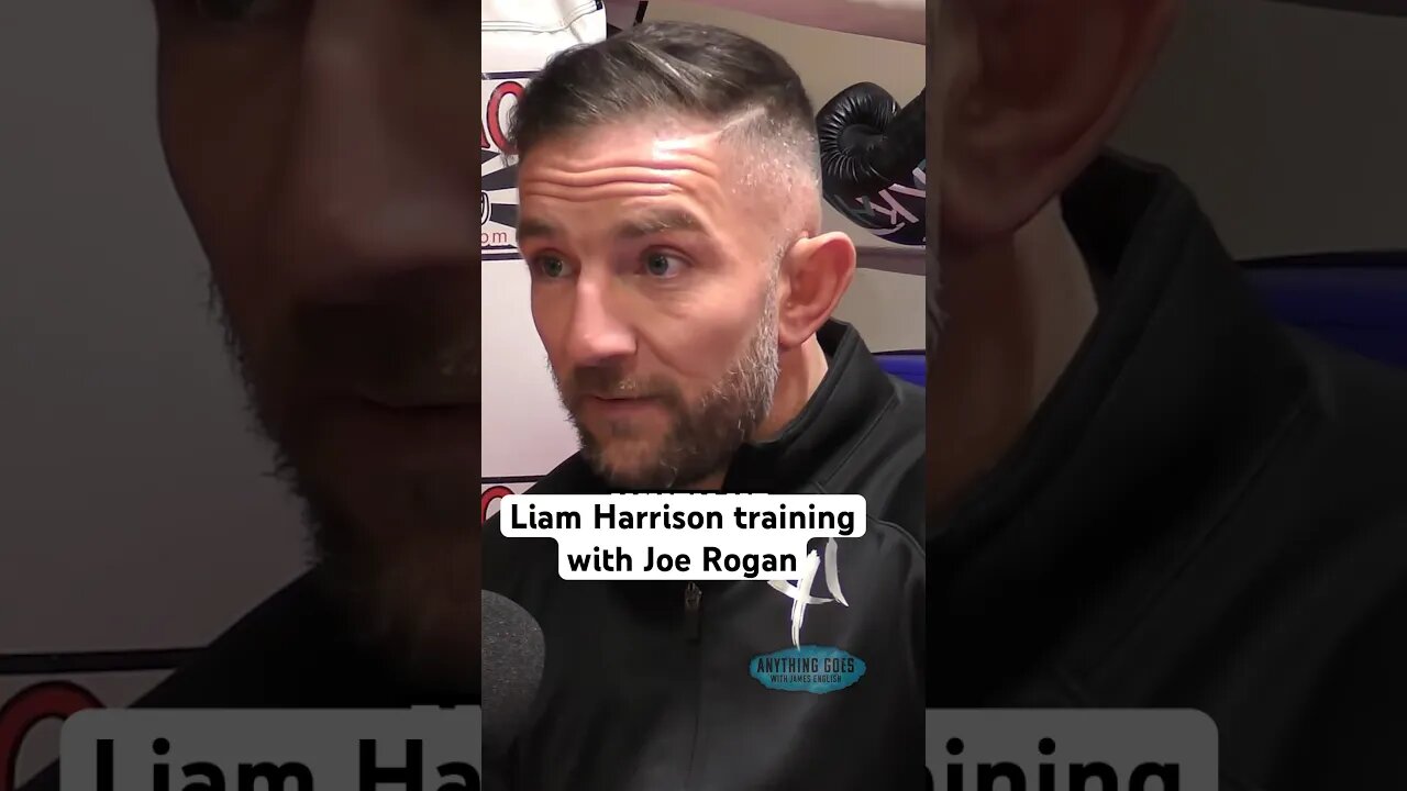 Liam Harrison training with Joe Rogan