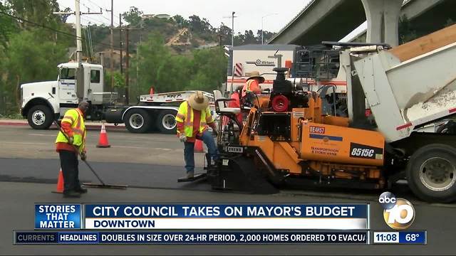 San Diego City council takes on mayor's budget