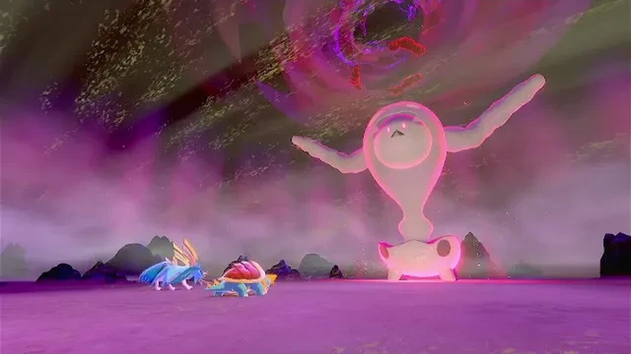 Pokémon Sword - Battling Dynamax Galarian Cursola