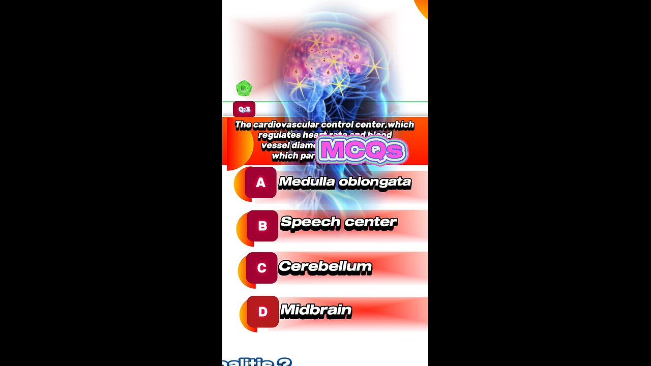 Medulla oblongata mcqs #brain #neuron #brain🧴💊🏥💉 🧠🧐