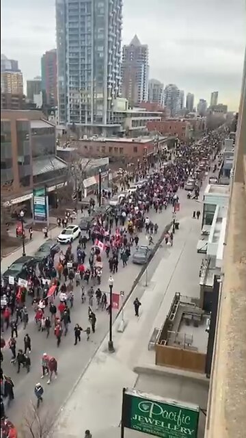 Calgary Protest Against Mandates