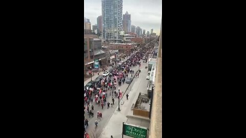 Calgary Protest Against Mandates