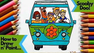 How to draw and paint Scooby Doo