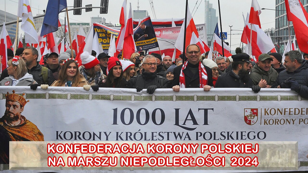 Konfederacja Korony Polskiej na Marszu Niepodległości 2024, Warszawa