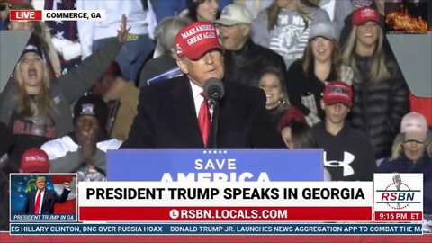 Trump drops the F-Bomb at Climate and Kerry, Georgia Rally 3/26