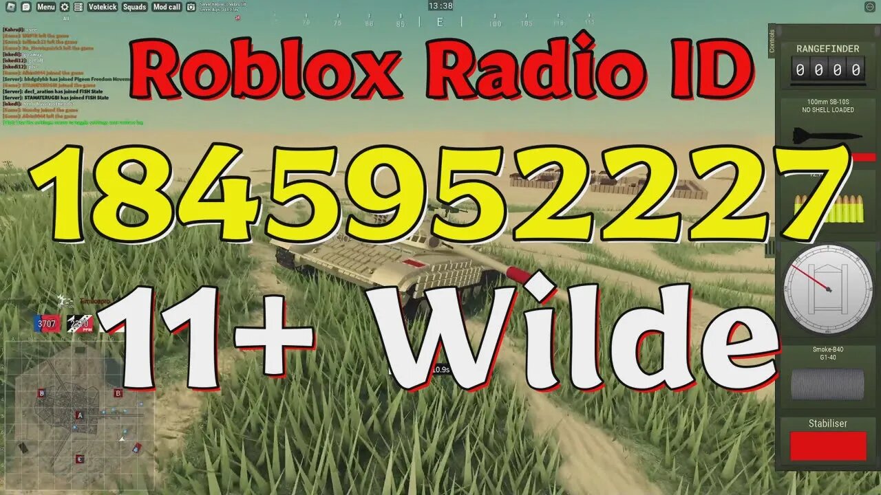 Wilde Roblox Radio Codes/IDs