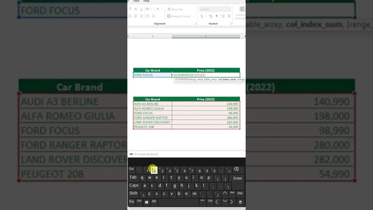 How to use VLOOKUP in Excel #excel #microsoft #اكسل #microsoftexcel #office #data #datascience