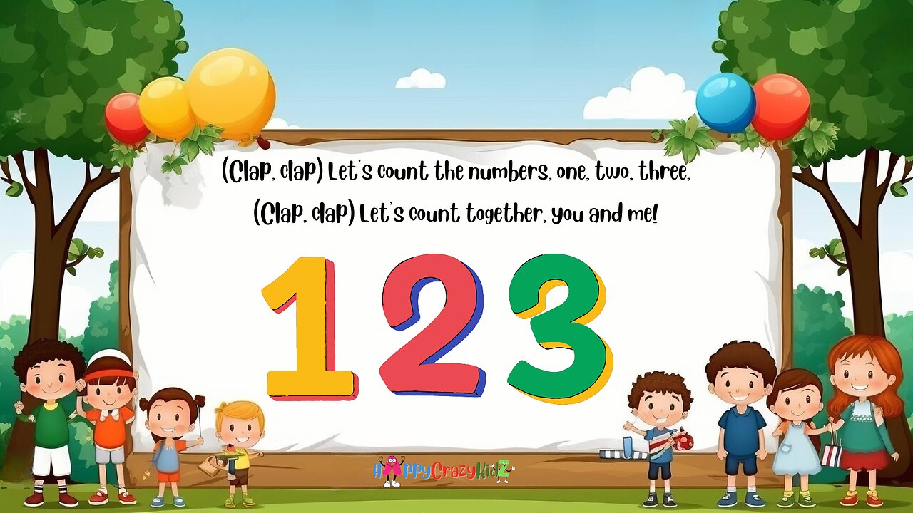 🎶 Let's Count Together! | Fun Numbers Song for Kids