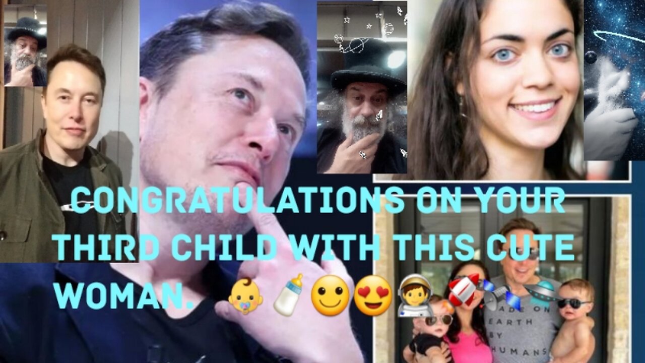 Elon Musk Fathers Third Child With Shivon Zilis. 👶🍼🙂😍👨‍🚀🚀🛰🛸