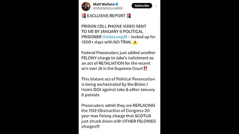 Message From J6 Prisoner