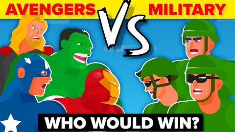 THE AVENGERS vs THE US MILITARY - WHO WOULD WIN (Disney Marvel Avengers Endgame Movie 2019)