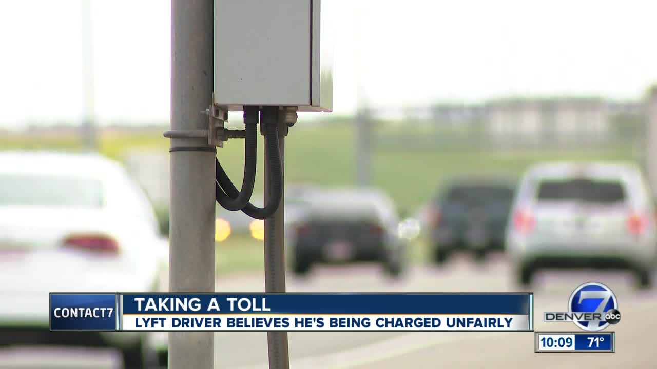 Lyft driver upset E-470 tolls are being charged twice