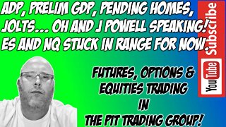 News Powell Range - ES NQ Futures Premarket Trade Plan - The Pit Futures Trading