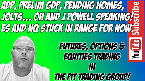 News Powell Range - ES NQ Futures Premarket Trade Plan - The Pit Futures Trading