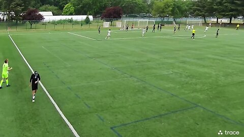 Chris Meehan header finish on set piece in ECNL match