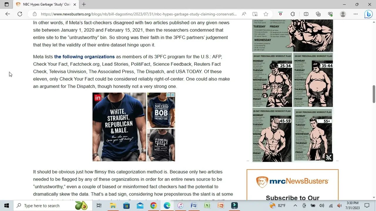 NBC Hypes Garbage "Study" Claiming Conservatives Read More Fake News