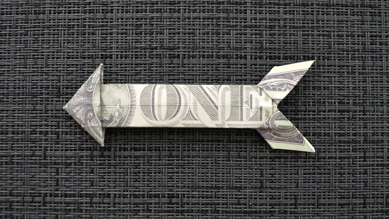 Cool MONEY ARROW | Dollar Origami | Tutorial DIY by NProkuda