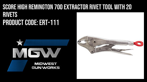 Score High Remington 700 Extractor Rivet Tool with 20 Rivets - ERT-111