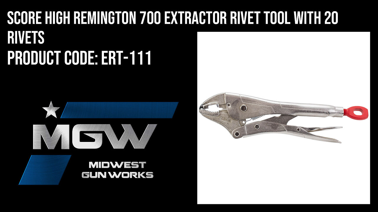 Score High Remington 700 Extractor Rivet Tool with 20 Rivets - ERT-111