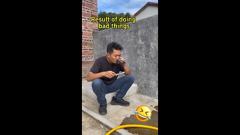 This is the result of doing bad things