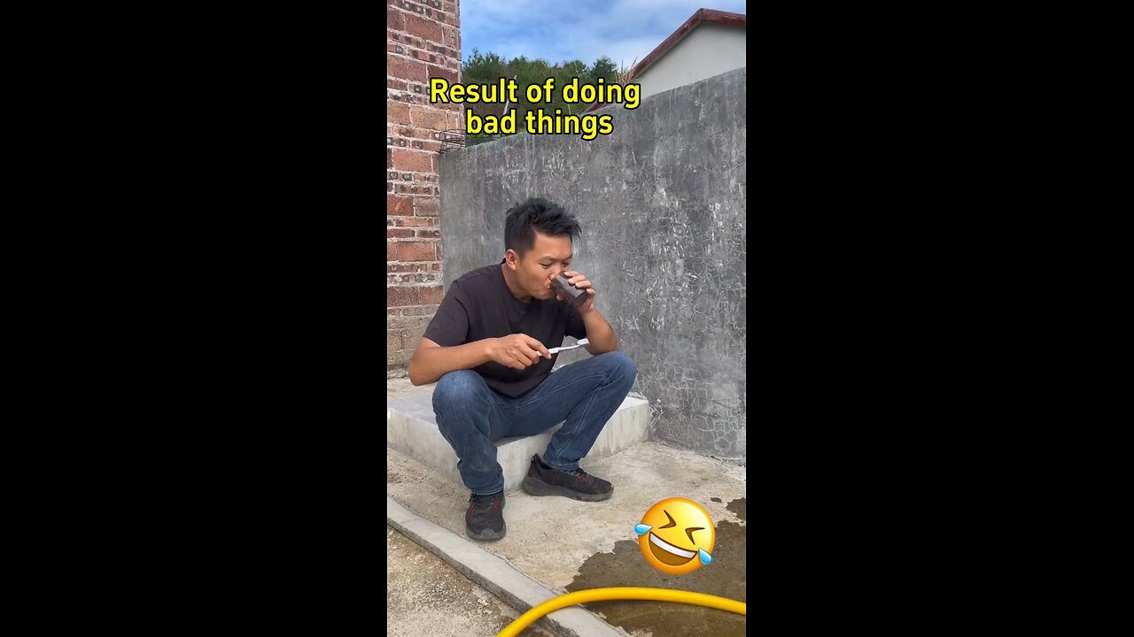 This is the result of doing bad things