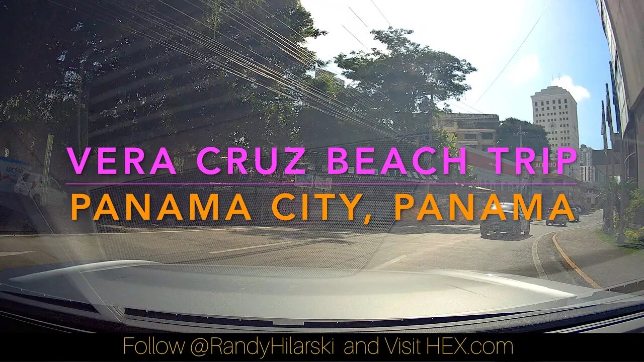 Vera Cruz Panama Beach Trip Using Red Tiger Dash Cam