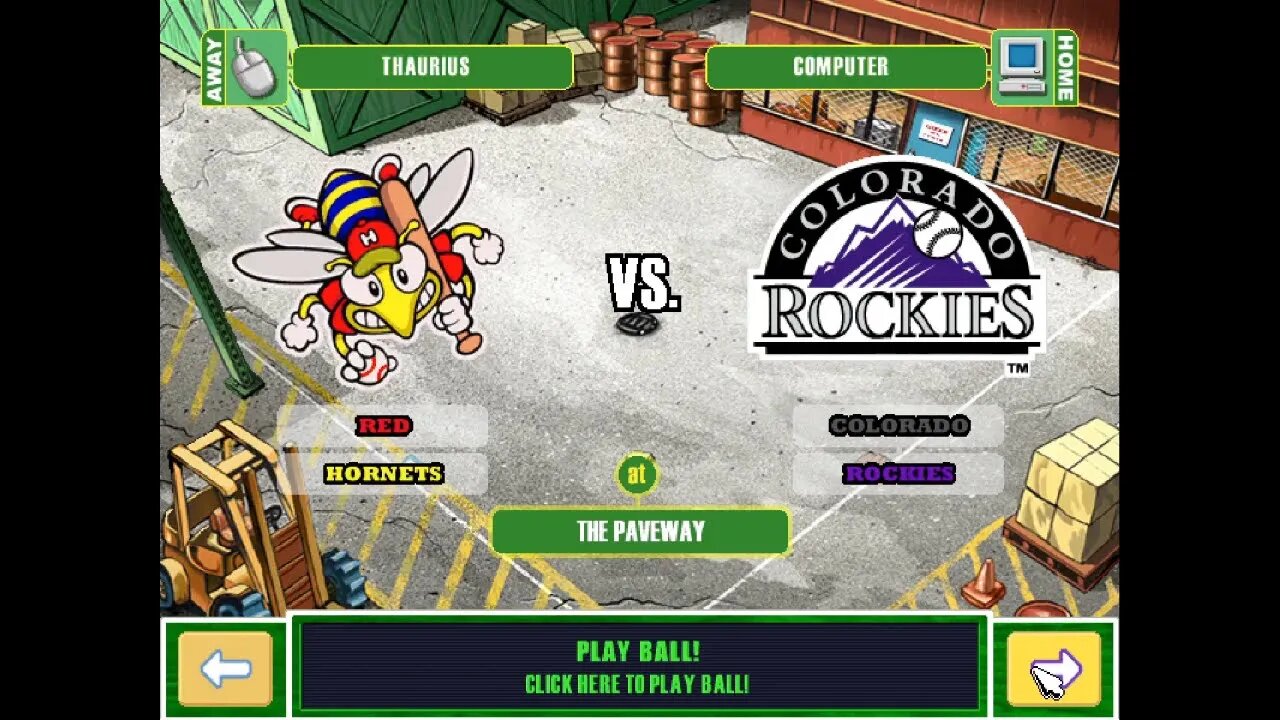 Backyard Baseball 03: Red Hornets Season Game 9