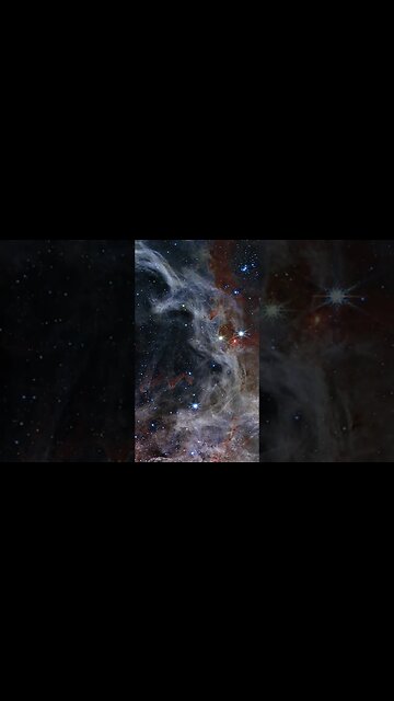 Tarantula Nebula Webb Space Telescope, 4K Crop 8 of 8 #nasa #photography #shorts