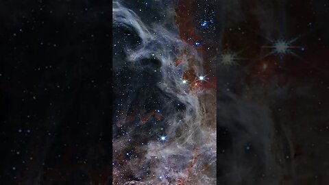 Tarantula Nebula Webb Space Telescope, 4K Crop 8 of 8 #nasa #photography #shorts