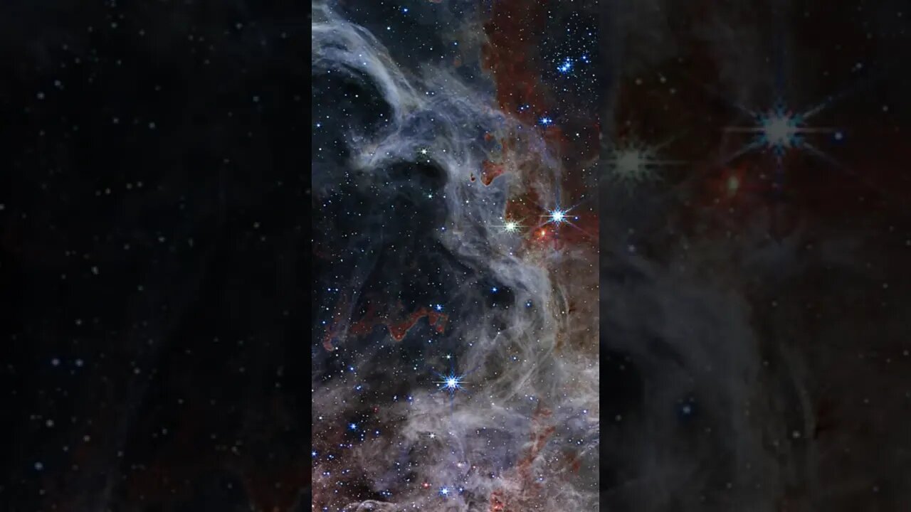 Tarantula Nebula Webb Space Telescope, 4K Crop 8 of 8 #nasa #photography #shorts