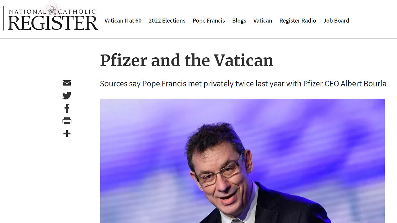 Jesuit Vatican Pfizer