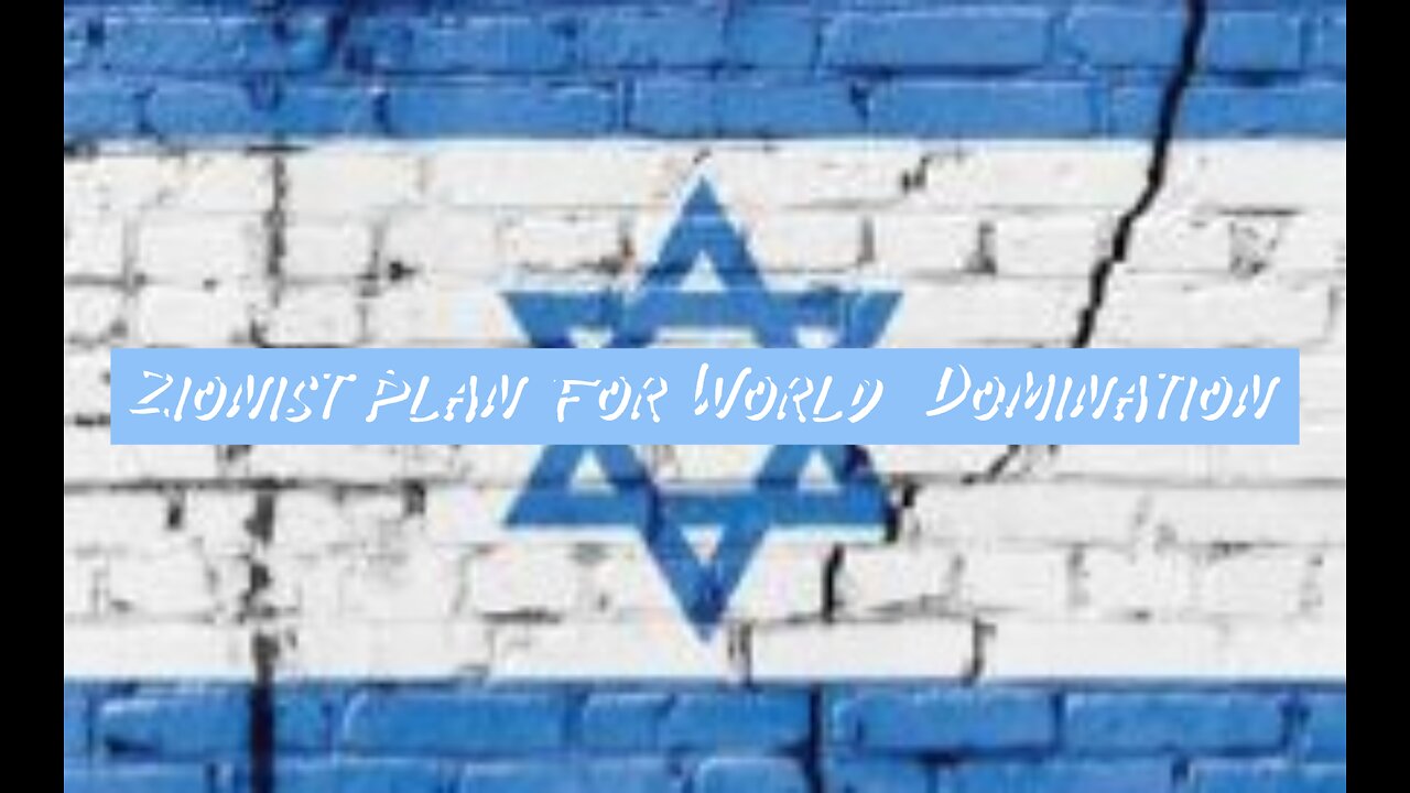 There are 3 Books that Clearly Map out the Zionist Plan for World Domination